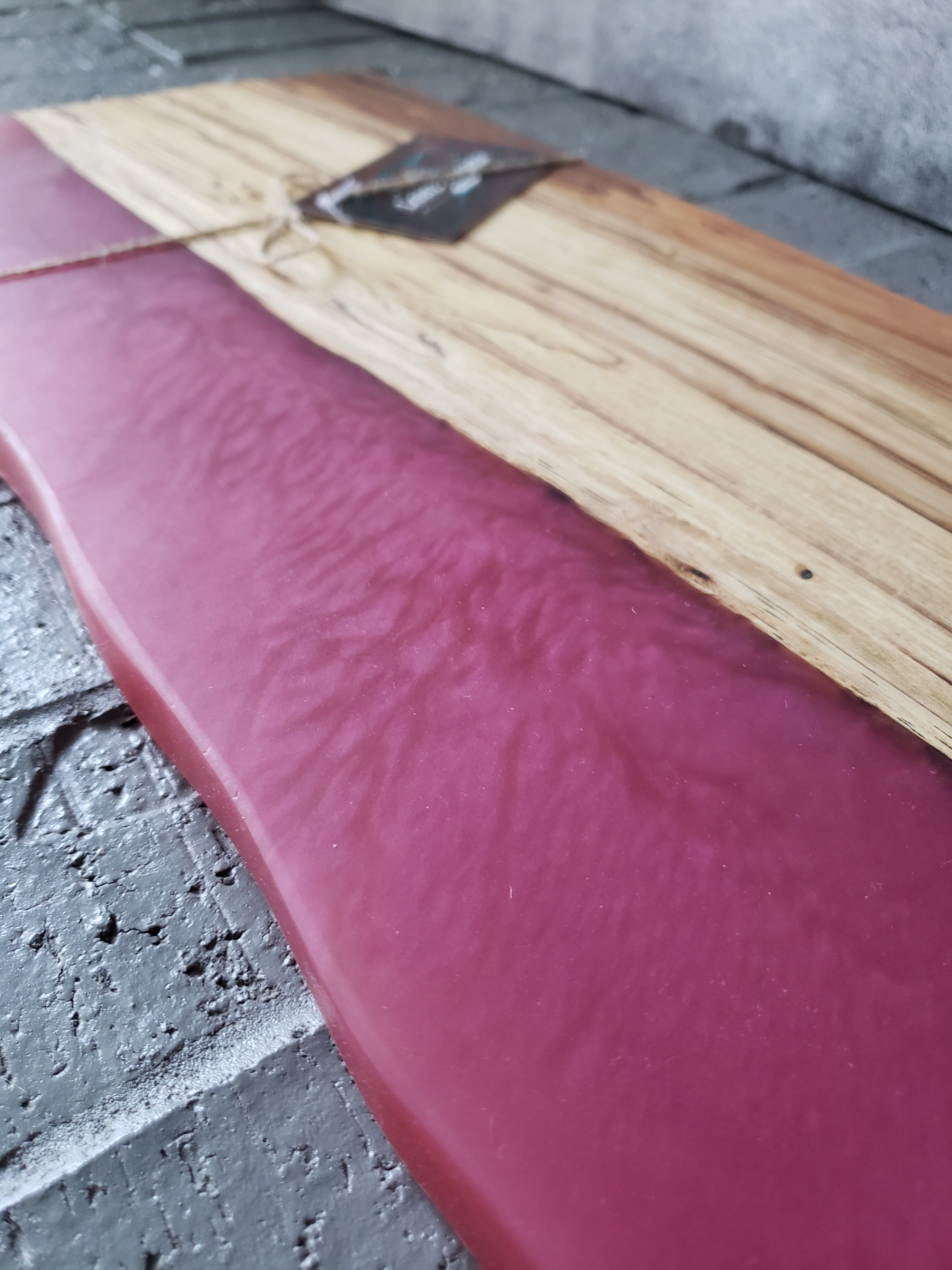 Mystery Wood Charcuterie Board in Pink